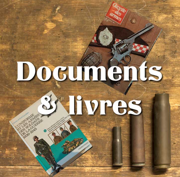 Livres d’histoire et documents militaires 